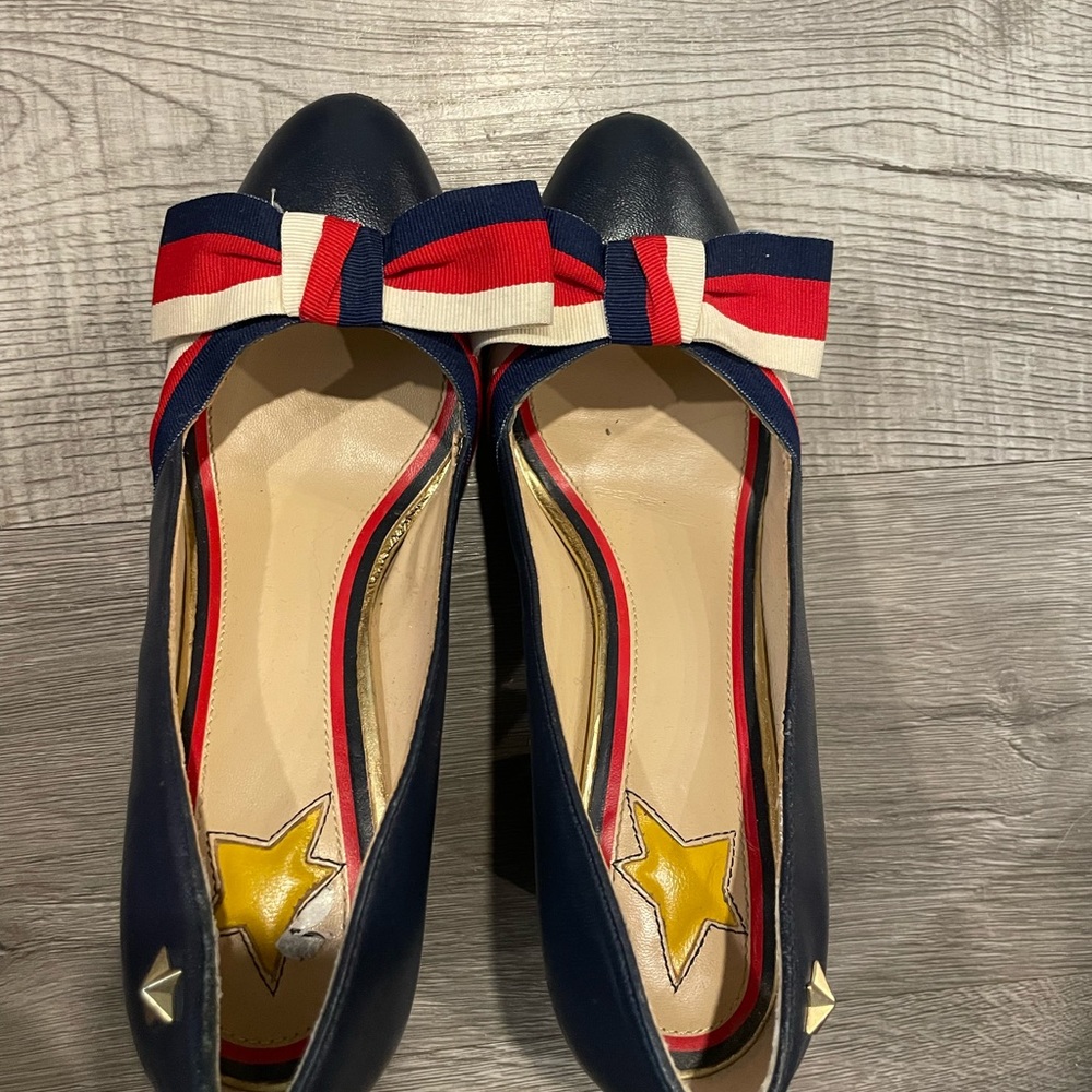 gucci style wedges